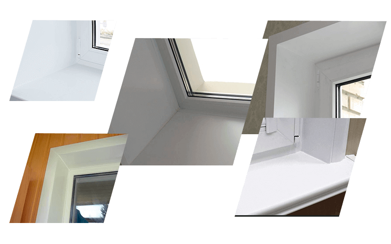 Отделка откосов пластиковых окон REHAU