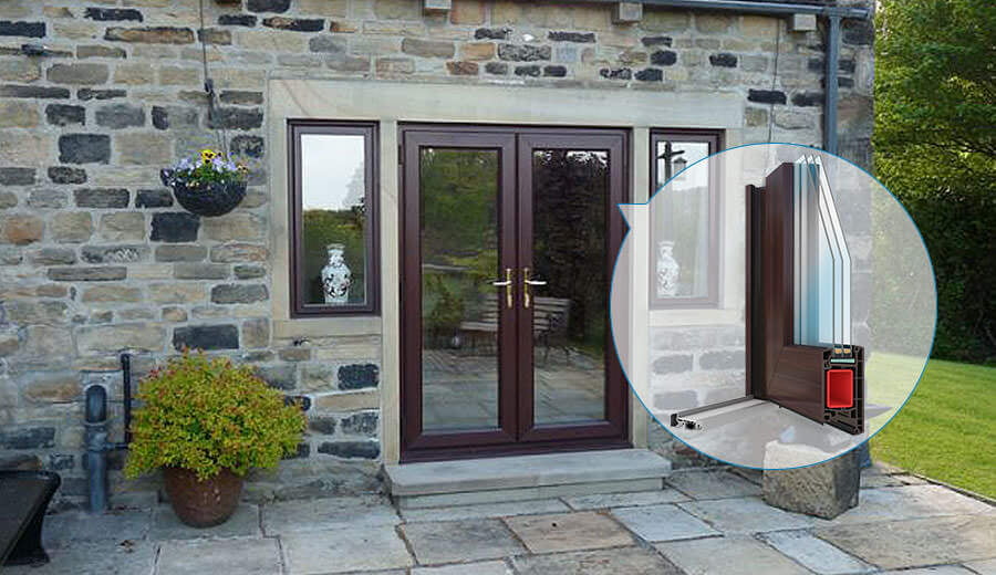 Входные двери REHAU фото